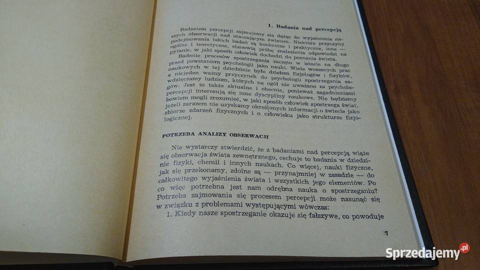 Percepcja Julian E Hochberg 1970 TWARDA