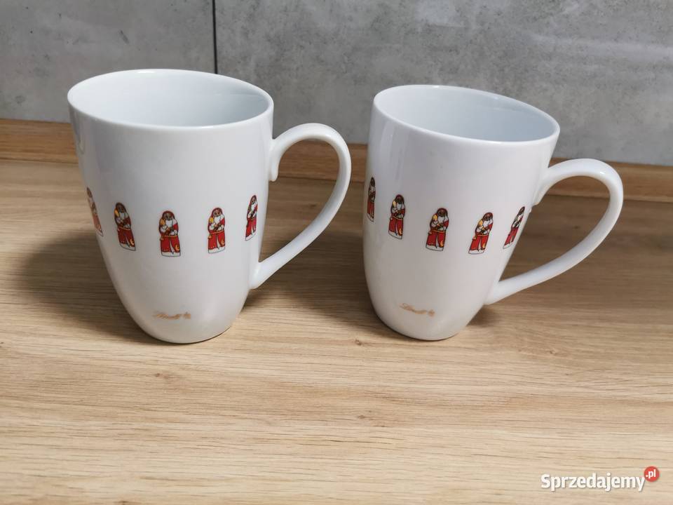 2 kolekcjonerskie kubki LINDT motyw świąteczny Kubki