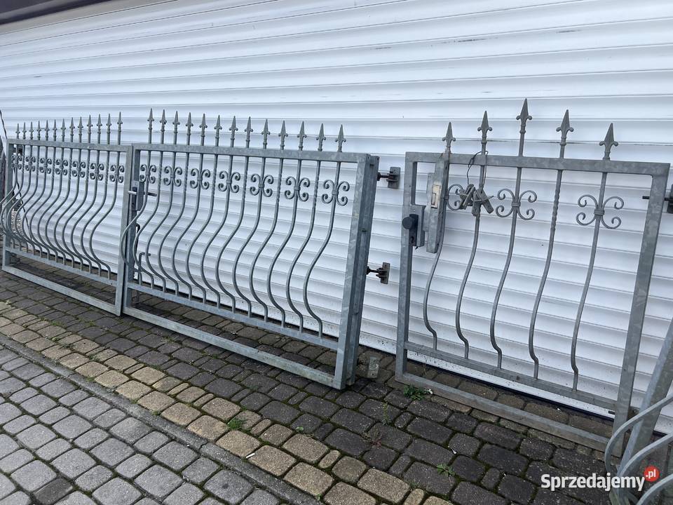 Brama furtka i przęsła OCYNK ciężkie 9 metrów ocynk Bramy