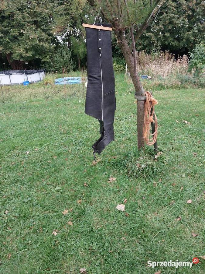 Chapsy na motocykl skórzane Pyrzyce