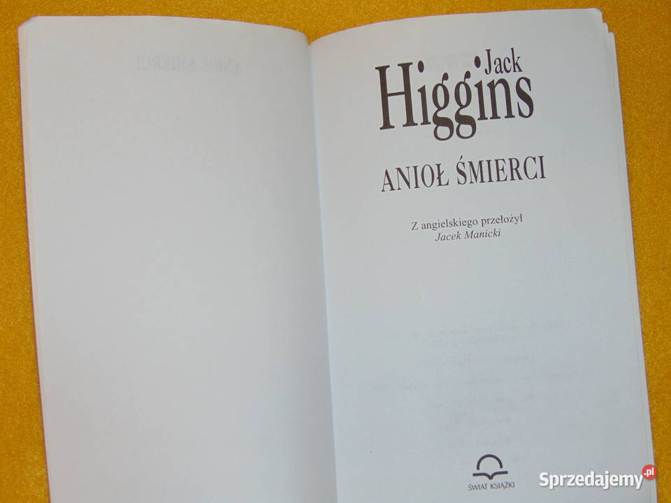 Anioł śmierci Jack Higgins lubelskie Lublin