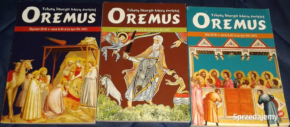 OREMUS Teksty Liturgii Mszy Świętej 2018 lubelskie Chełm sprzedam
