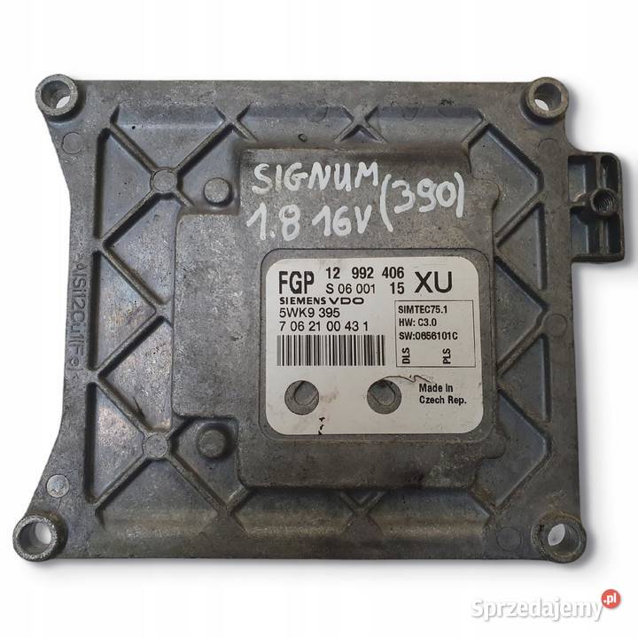STEROWNIK SILNIKA Opel Zafira B 18 16V 12992406