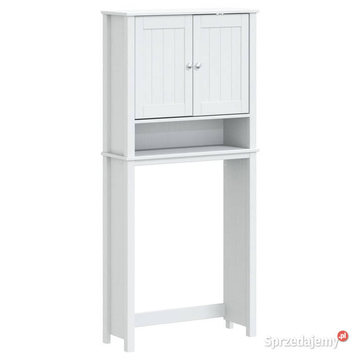 Szafka pralkę BERG biała 76x27x1645 lite drewno Warszawa