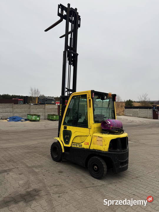 wózek widłowy HYSTER H25FT LPG Triplex 49m 25T łódzkie