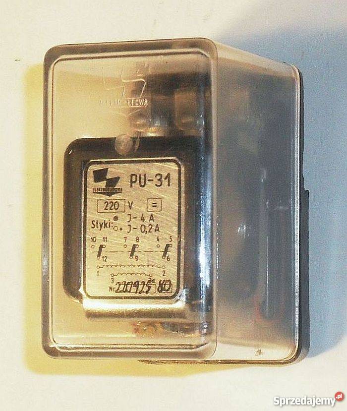 Przekaźnik PU31 ELEKTROBUDOWA cewka 220 VDC