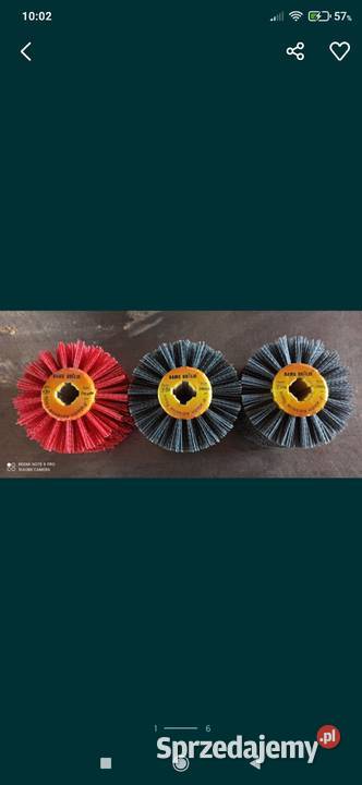 Szczotka nylonowa walcowa do postarzania drewna Harasiuki