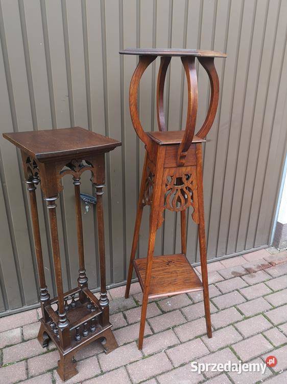 Kwietnik Dębowy Antyk Stary W Stanie Okazja wielkopolskie