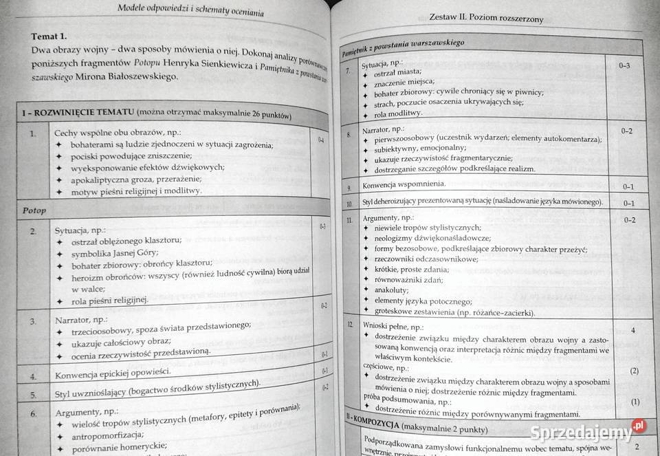 Język Polski Matura 2008 Arkusze egzaminacyjne