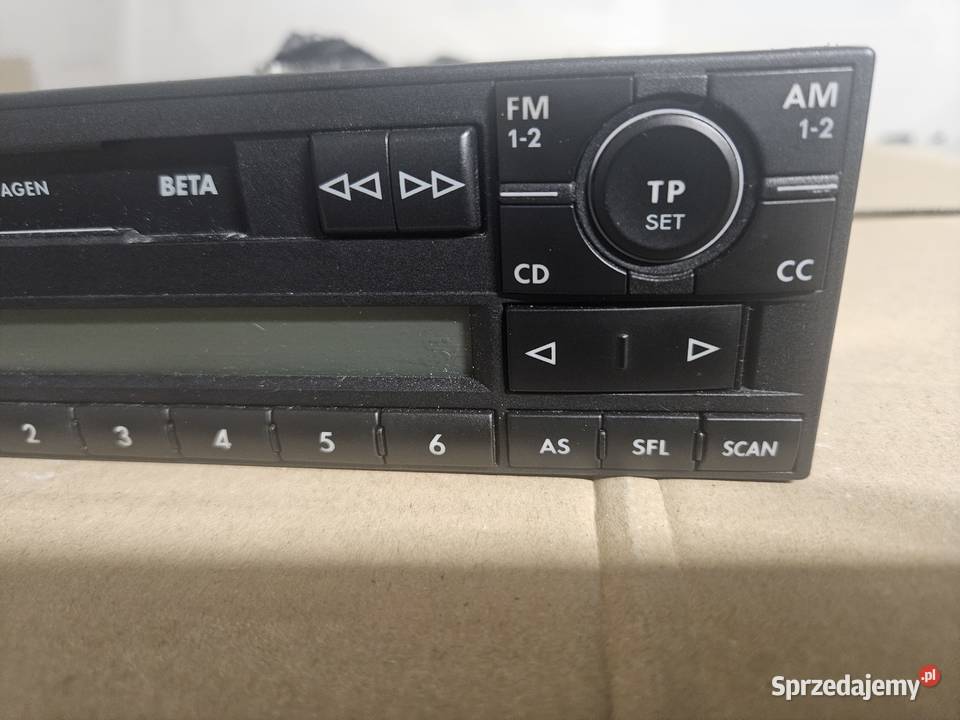 Radio VW Beta oryginal z kodem Warszawa