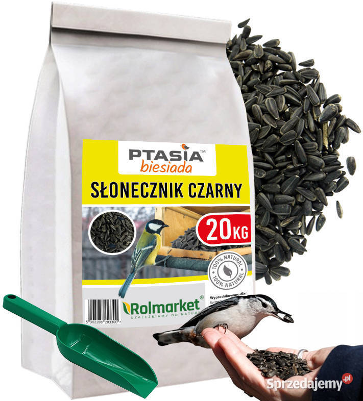 KARMA PTAKÓW zimujących SŁONECZNIK czarny na