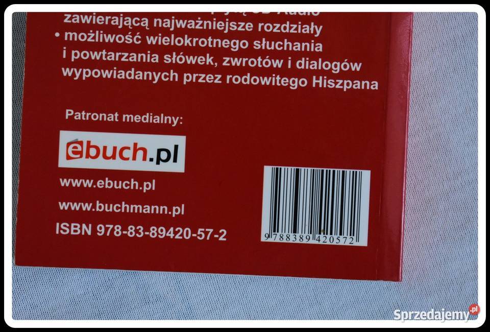 Buchmann rozmówki hiszpańskie 2007 mazowieckie Płock sprzedam