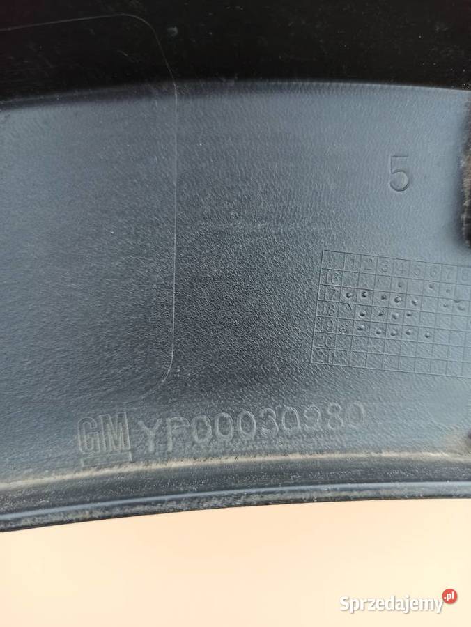 OPEL GRANDLAND X LISTWA BŁOTNIKA PRAWY TYŁ Trzciel