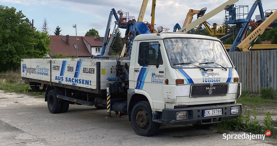 Ciężarówka VWMAN model L04 HDS 146 Kędzierzyn-Koźle
