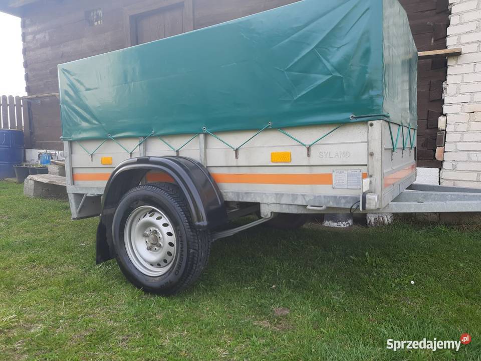 Przyczepka samochodowa z plandeką SYLAND 200x130 Nur