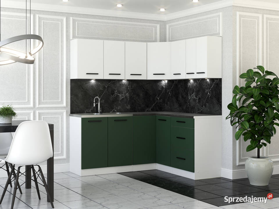 Meble Kuchenne Nowoczesne Narożne Danka Białe Meble