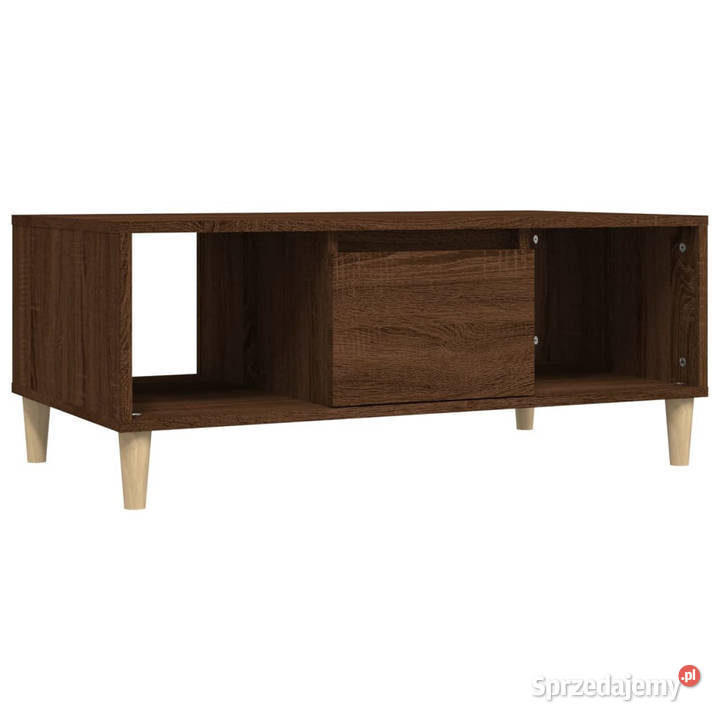 Stolik kawowy brązowy dąb 90x50x365 WM821067 Stoły Warszawa
