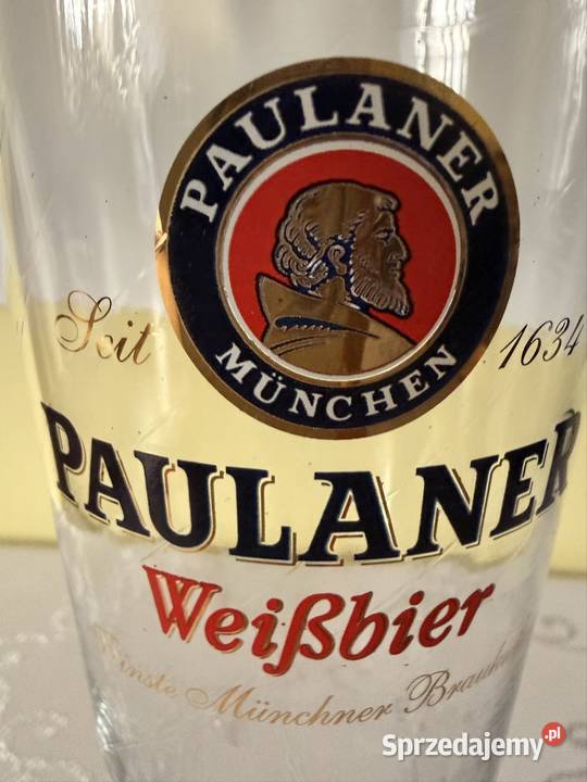 Szklanka Kufel Paulaner Weibier 05l Duża śląskie sprzedam