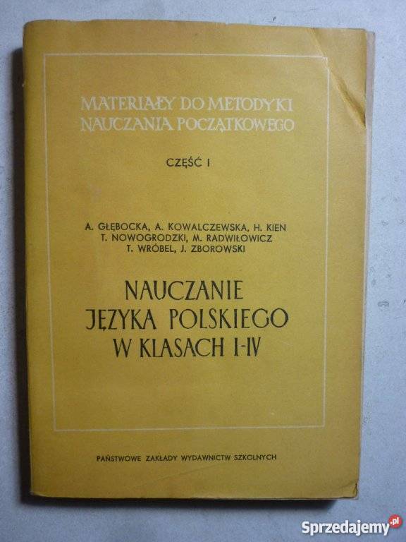 NAUCZANIE JĘZYKA W KLASACH IIV A GŁĘBOCKA podlaskie Białystok