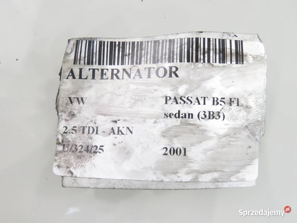 ALTERNATOR VW PASSAT B5 25 TDI AKN małopolskie