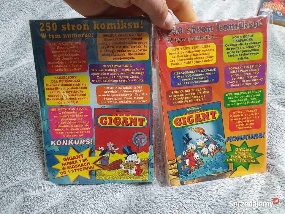 Komiks Gigant tom 5 i 6 1997 stan