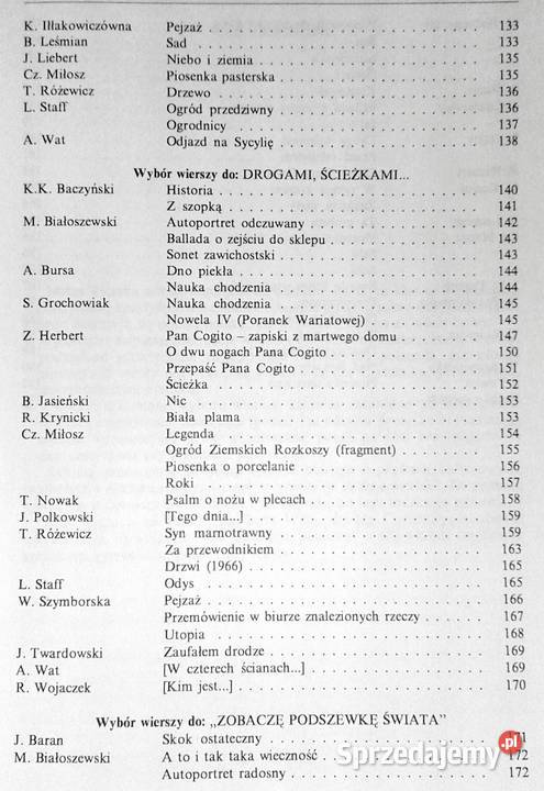 Szkolny przewodnik poezji XX w Antologie eseje