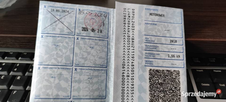 Skuter elektryczny OPAI Zebrzydowice sprzedam