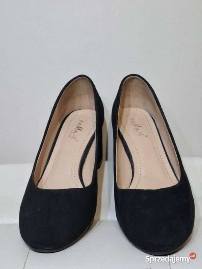 Fama 37 czółenka czarne damskie