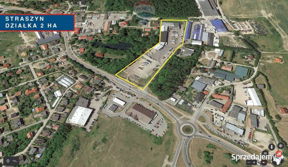 Działka inwestycyjna obwodnicy Trójmiasta Straszyn