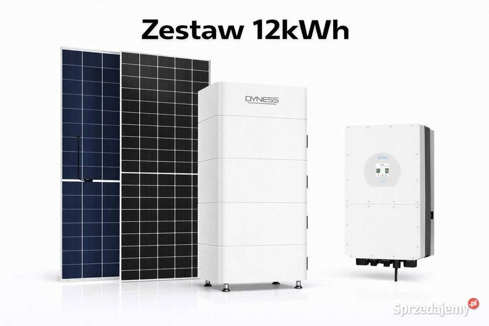 Zestaw budżetowy 12kWh HV panele inwerter 3 fazy sprzedam