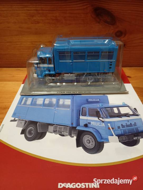 STAR 200 WT MILICJA MO deagostini 143 Kultowe Modelarstwo