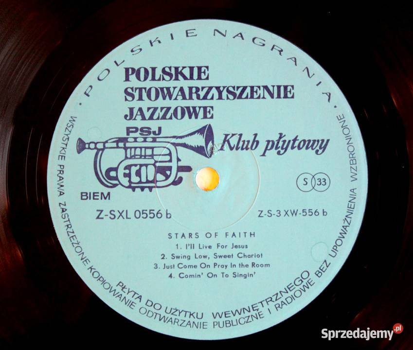 The Stars Of Faith Klub Płytowy PSJ Biały Kruk 1 płyta Szczecin sprzedam