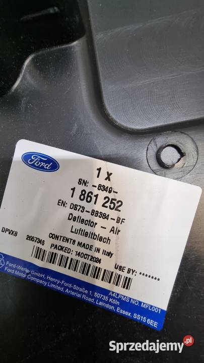 Ford Mondeo Mk5 Osłona Pod Silnik Płyta Zderzaka