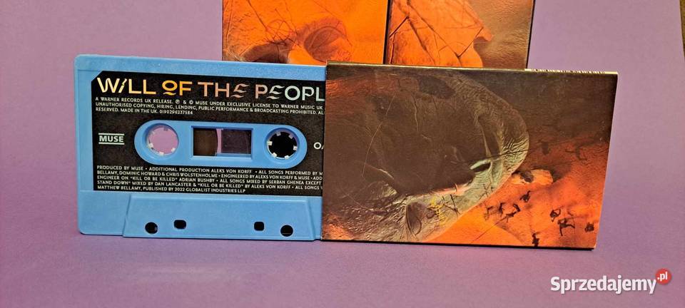 Muse Will Of The People 2022 BLUE kaseta UK Kraków sprzedam