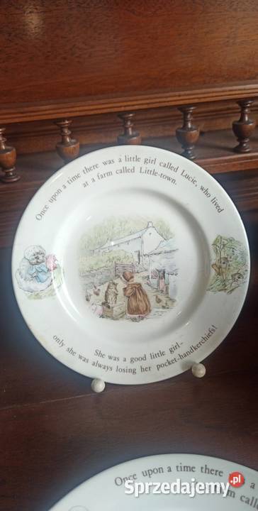 Talerzyki z bajkami Mrs Twiggy Winkle Wedgwood Gdańsk