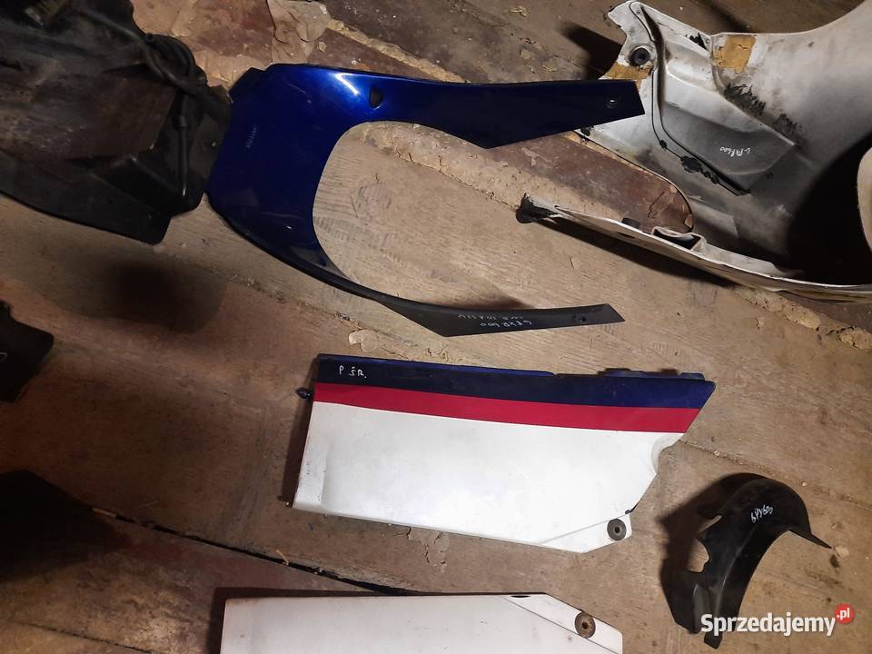 Kawasaki GPX 600 R owiewki plastiki pług boczki dolnośląskie
