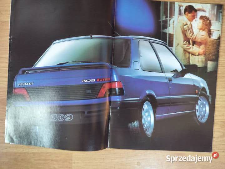 Pegout 309 1989 92r folder reklamowy Kęty sprzedam