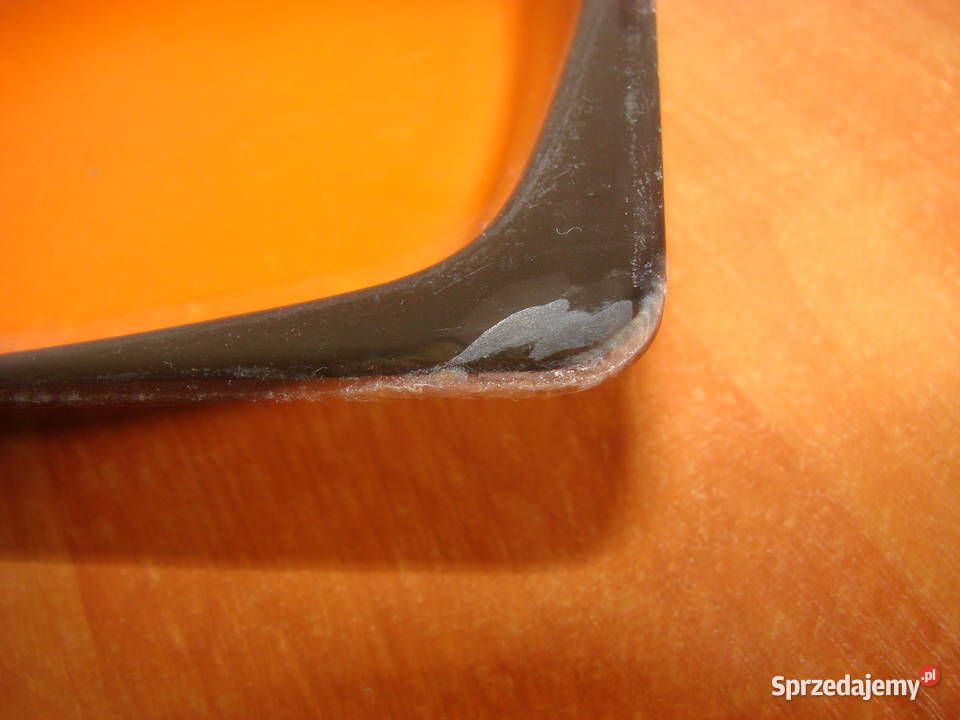 emaliowana kwadratowa miska Pozostałe Pruszcz Gdański