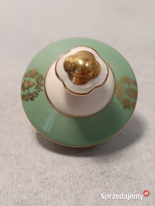 Środek Stołu Sygnowany Garnitur Art Deco Bukiety Dobrzany