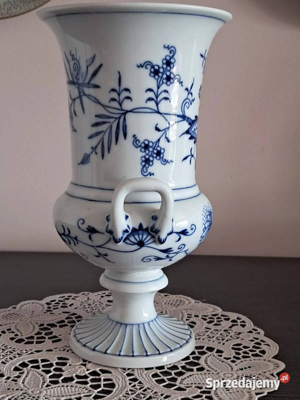 Wazon cebulowy Miśnia Porcelana i szkło Skwierzyna sprzedam