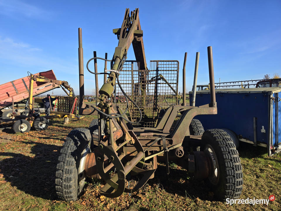 Przyczepa leśna do zrywki duża 1215 ton Litwinki