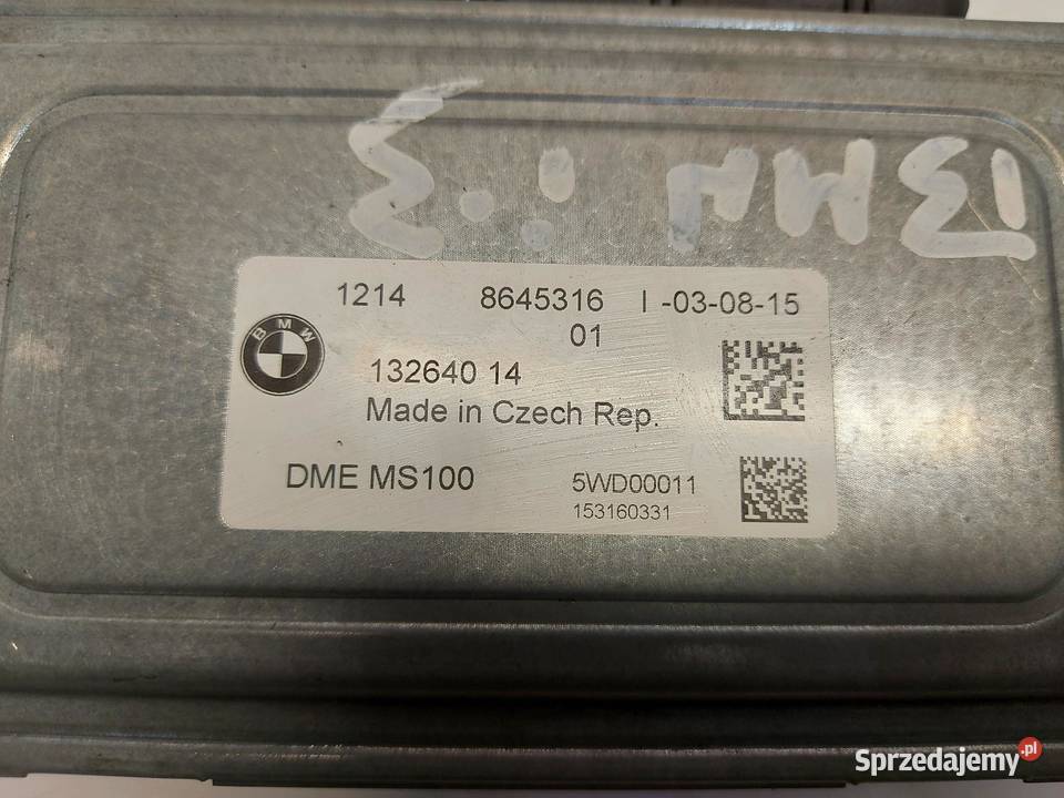 BMW i3 i01 REX Komputer sterownik silnika ECU
