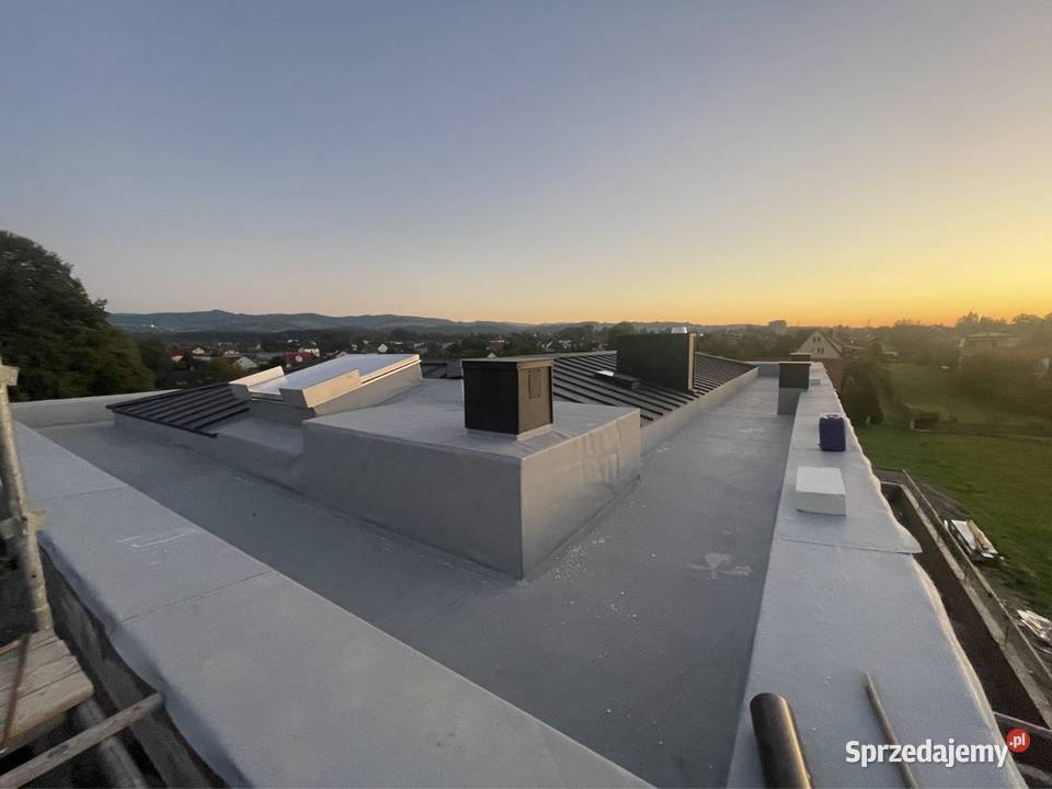 Dachy płaskie membrana PVC EPDM Wadowice