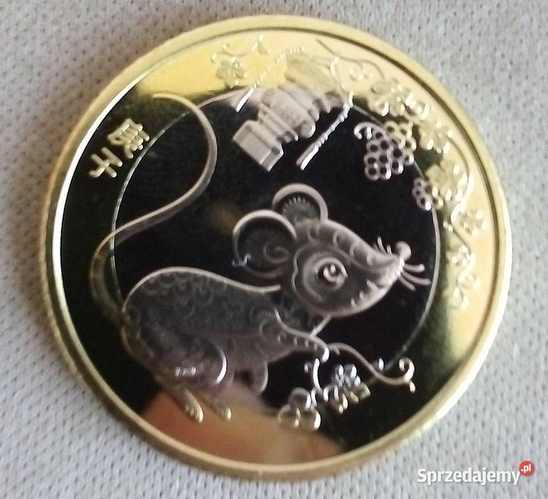 CHINYSHI YUAN2020ŁADNY SZCZURA Numizmatyka Kolekcje