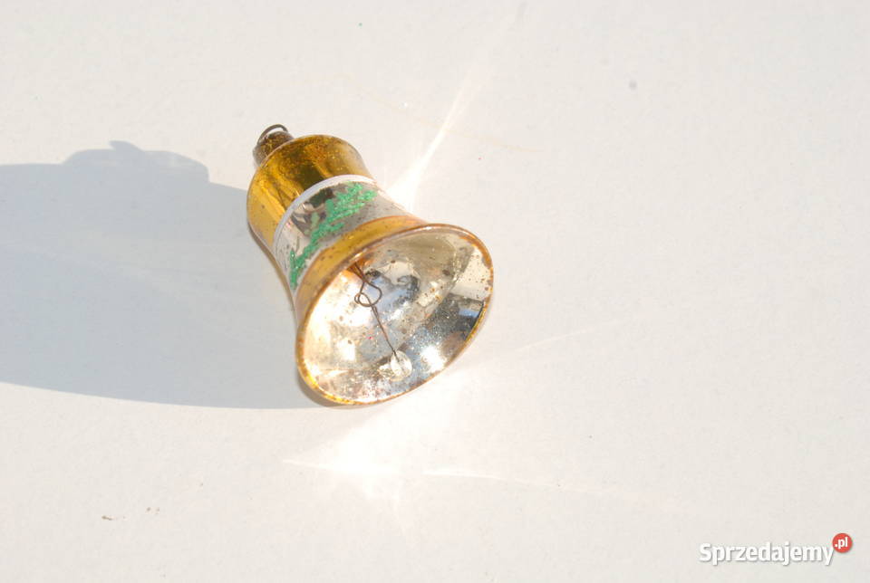 Stara ozdoba choinkowa bombka dzwonek dzwoneczek śląskie Cieszyn sprzedam