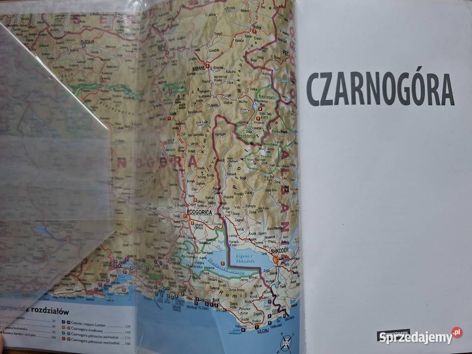 Czarnogóra 3 w 1 mapa małopolskie Kraków