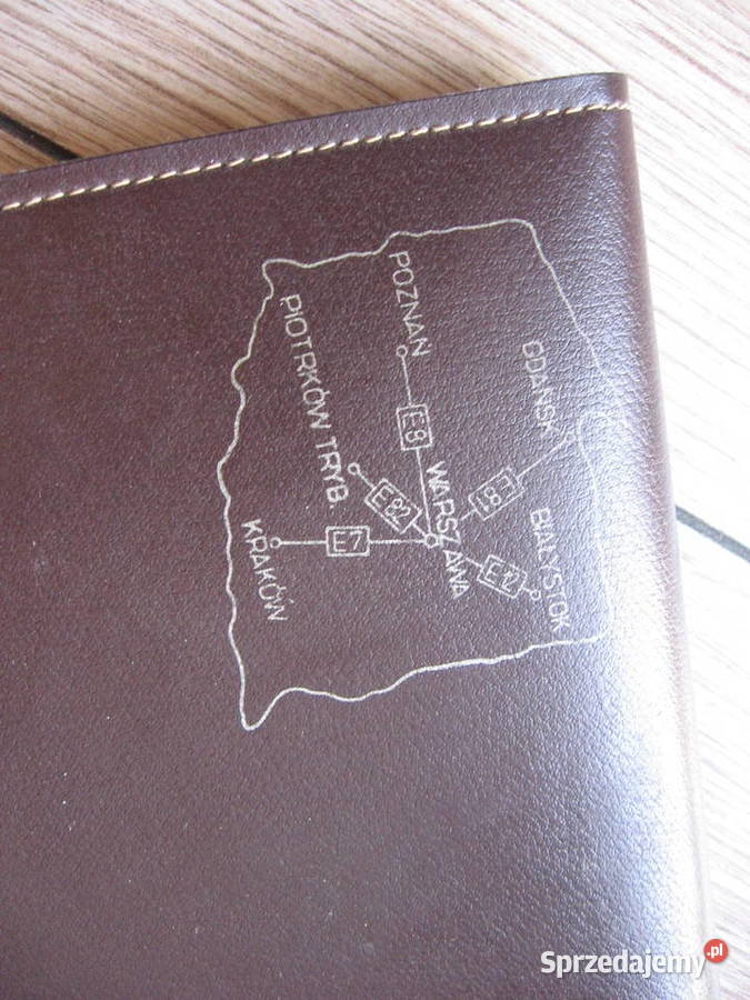 Stara mapa samochodowa Fiat Syrena Polonez Żuk Pozostałe