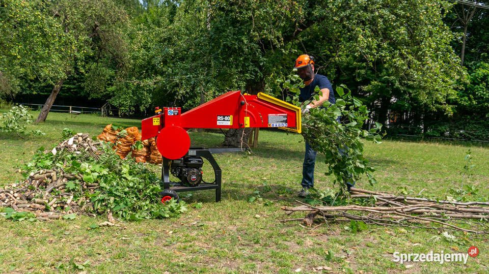 Rębak spalinowy REMET RS80 brutto 4899 dostawa Rozdrabniacze Ogród Łowisko
