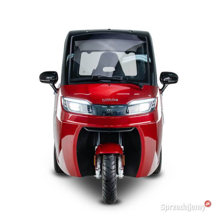 Zabudowany skuter elektryczny samochód bez Bili Bike Wrocław