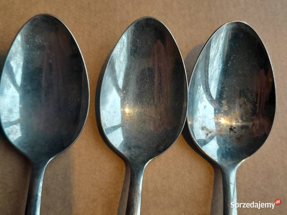 Stara łyżka stołowa Gerlach PRL Stainless steel śląskie Dąbrowa Górnicza